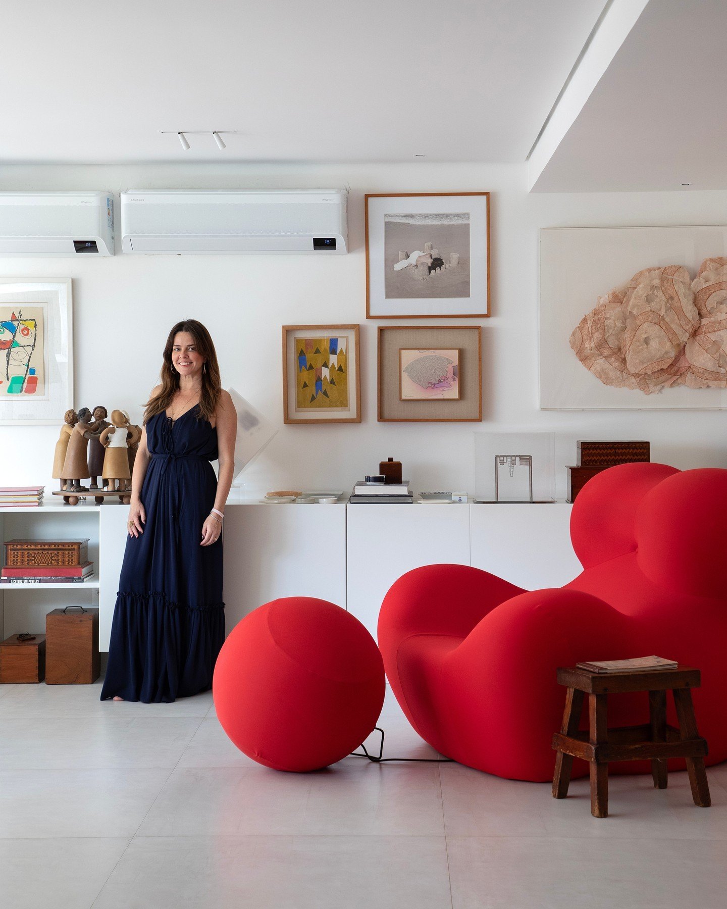 Publicação da Casa Vogue Brasil no Instagram sobre apartamento de Ana Moura